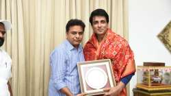 KTR praises Sonu Sood for social service activities during the Covid-19 pandemic