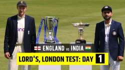 Live Score England vs India 2nd Test Day 1: Live Updates from London