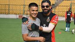 Sunil Chhetri and Virat Kohli