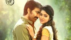 Dimple Hayathi, Ravi Teja in poster of Khiladi