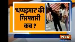 Lucknow: FIR against woman who thrashed cab driver at traffic signal | Watch viral video 