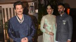 Sonam Kapoor, Anand Ahuja, Anil Kapoor 