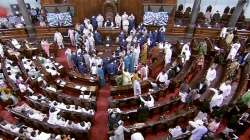 rajya sabha protest, anurag thakur 