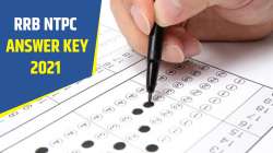 RRB NTPC answer key 2021 