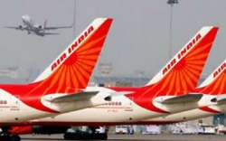 air india flight bird hit