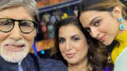 Farah Khan, Amitabh Bachchan, Deepika Padukone