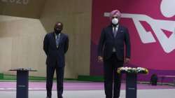 IOC Member Mamadou D. Ndiaye and Raninder Singh