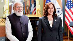 PM Narendra Modi with US Vice President Kamala Harris during a Bilateral Meeting in Washington DC.