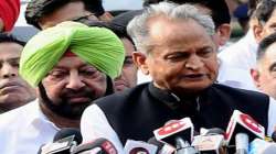 gehlot message to amarinder