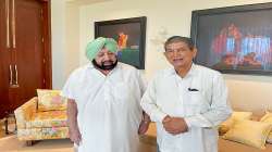 Punjab Congress General Secretary in-charge Harish Rawat meets Former CM Capt. Amrinder Singh