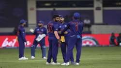 India skipper Virat Kohli in conversation with pacer  Jasprit Bumrah during their match against Paki