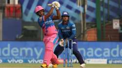 Sanju Samson in action against Mumbai Indians