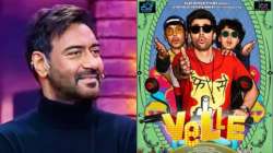 Ajay Devgn unveils first look poster of Abhay, Karan Deol starrer Velle