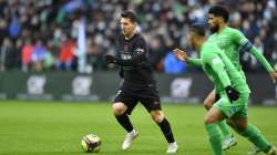 A moment from Paris Saint-Germain vs Saint-Etienne game.