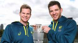 File photo of Steve Smith (left) with Tim Paine.