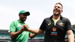 Babar Azam and Aaron Finch