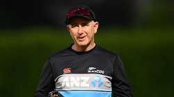 New Zealand Head Coach, Gary Stead reacts during a New Zealand Net Session ahead of the ICC Men's T2