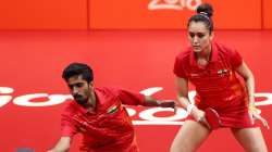 File photo of Sathiyan Gnanasekaran and Manika Batra