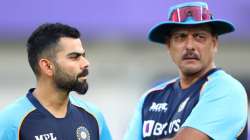 File photo of Virat Kohli (left) and Ravi Shastri.