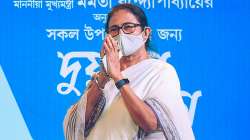 West Bengal CM Mamata Banerjee during the launch of Duare Ration scheme in Kolkata on Nov 16.?