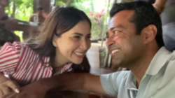 Kim Sharma, Leander Paes 