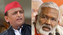 Former UP CM Akhilesh Yadav (Left) and BJP UP Chief Swantantra Dev Singh (Right)