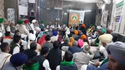 skm meeting farmers protest