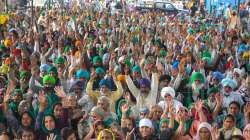 Farmers gather at Tikri Border ahead of one year anniversary of farmers agitation against central government's three farm reform laws, which have been repealed now.