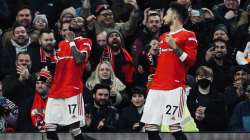 Manchester United players celebrating a goal against Crystal Palace F.C.