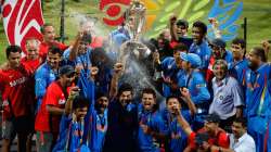 File photo of Indian cricket team celebrating 2011 World Cup win