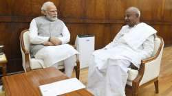 Prime Minister Narendra Modi meets HD Deve Gowda