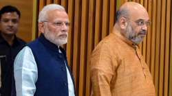 Prime Minister Narendra Modi and Home Minister Amit Shah