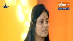 Apna Dal's Anupriya Patel at Chunav Manch 2022.