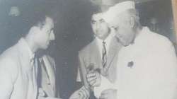 File photo of Charanjit Singh (left) with former PM Jawaharlal Nehru.