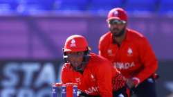 Canada U-19 players while fielding during ENG vs CAN game in the Under-19 World Cup 2022