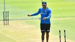 Jasprit Bumrah during the Indian national cricket team training session at Six Gun Grill Newlands