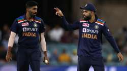 Jasprit Bumrah and Virat Kohli during India's white-ball match (File photo) 