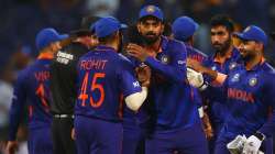 Indian players congratulate each other after a win in a match (File image)