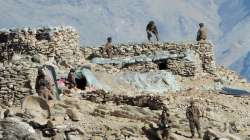 HANDOUT IMAGE PROVIDED BY THE INDIAN ARMY ON TUESDAY, FEB. 16, 2021. Indian and Chinese troops and tanks disengage from the banks of Pangong lake area in Eastern Ladakh.