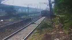 Mumbai local train motorman saves a person's life. 