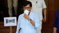 Shiv Sena MP Sanjay Raut at Parliament.