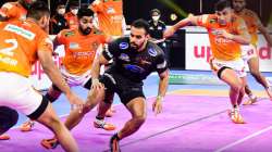 File photo of Puneri Paltan playing against U Mumba in a Pro Kabaddi League season 8.