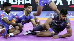 File photo of Haryana Steelers playing against Tamil Thalaivas in a Pro Kabaddi League season 8.