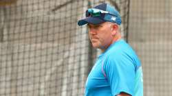 England cricket coach Chris Silverwood during team's practice session (File photo)