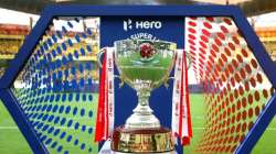 File photo of Indian Super League trophy