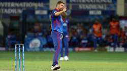 Anrich Nortje of Delhi Capitals in action during an IPL match (File photo)