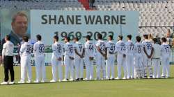 India cricket players observed a minute's silence for Shane Warne and Rodney Marsh. (File photo)