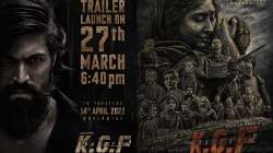 Posters of KGF Chapter 2 featuring Yash