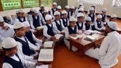 national anthem, national anthem in UP madarsa,UP madarsa news, yogi adityanath govt