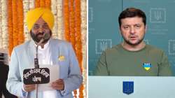 Punjab Chief Minister Bhagwant Mann and Ukrainian President Volodymyr Zelensky